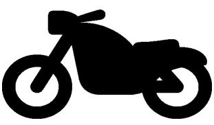 clipart image of motorcycle