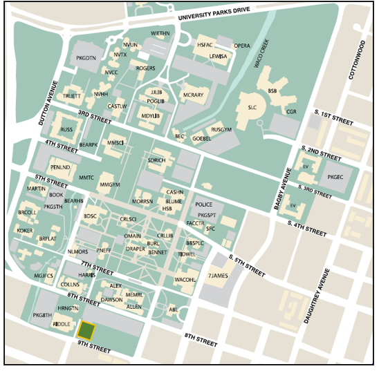 Map indicating location of the Panhellenic Lot