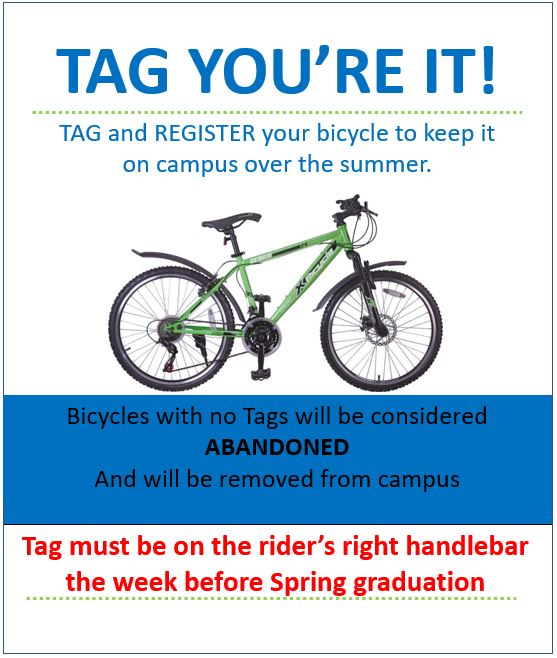 Infographic regarding tagging of bicycles
