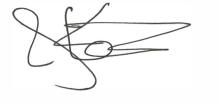 John Kolinek Signature