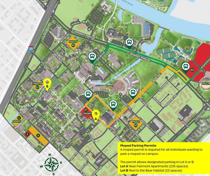 Moped Parking Map